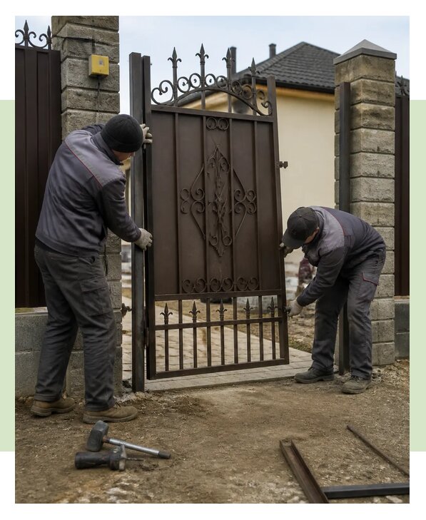 Демонтаж калитки на участке в Краснокаменске быстро и аккуратно